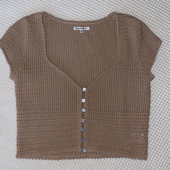 Reformation Tops - Reformation crochet top